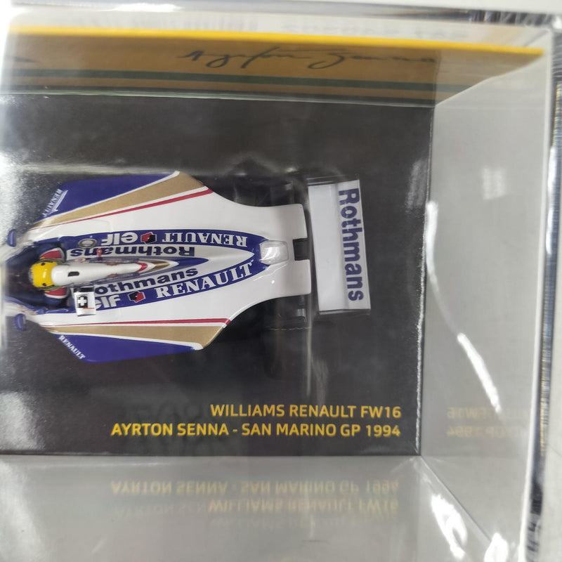 Load image into Gallery viewer, MINICHAMPS Williams Renault FW16 1/43 AYRTON SENNA Scale Car– Used