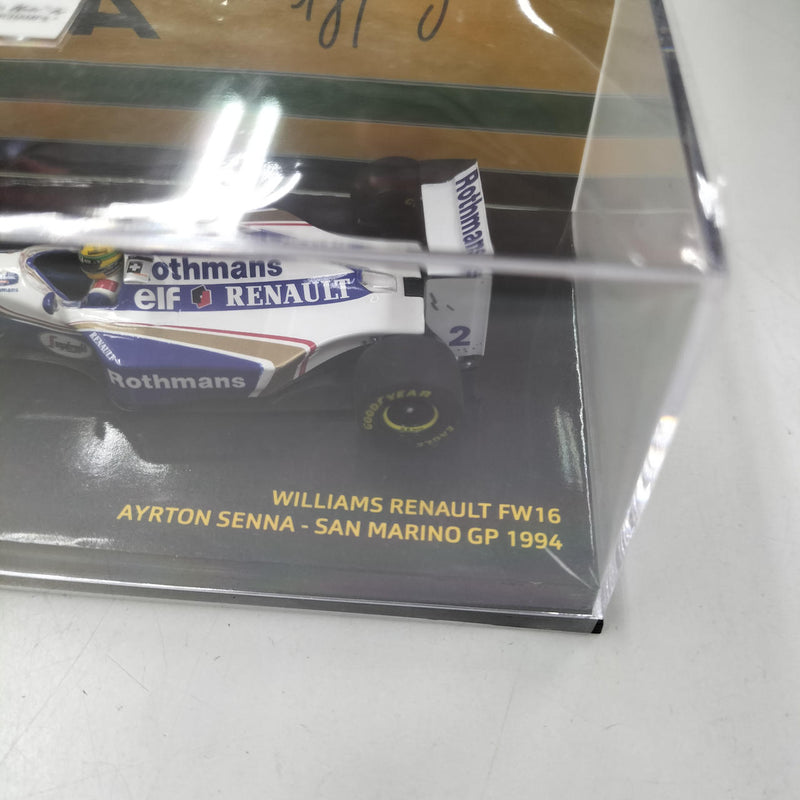 Load image into Gallery viewer, MINICHAMPS Williams Renault FW16 1/43 AYRTON SENNA Scale Car– Used