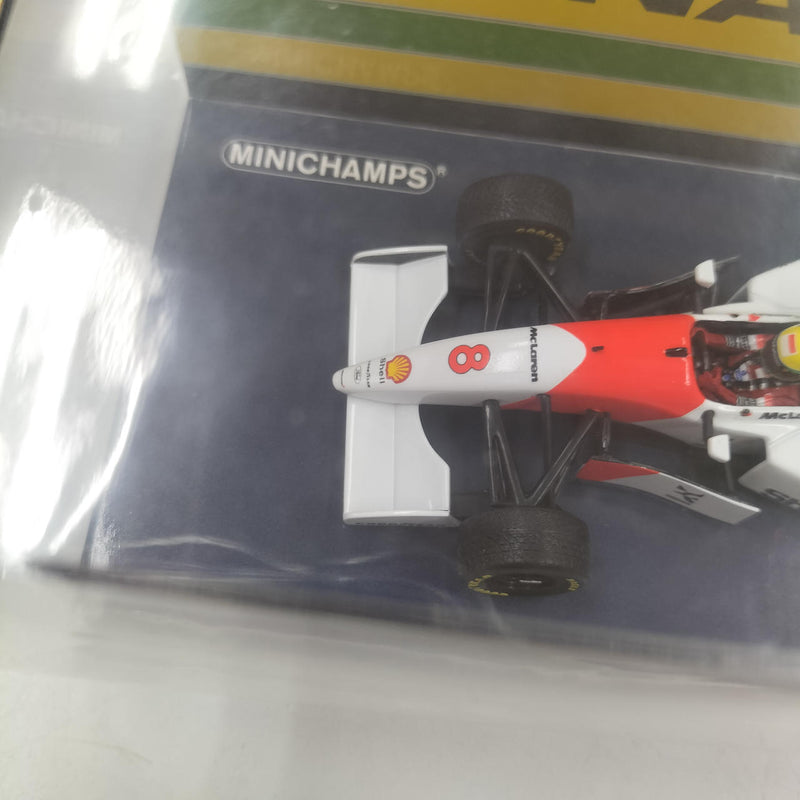 Load image into Gallery viewer, MINICHAMPS McLaren FORD MP4/8 1/43 AYRTON SENNA Scale Car– Used