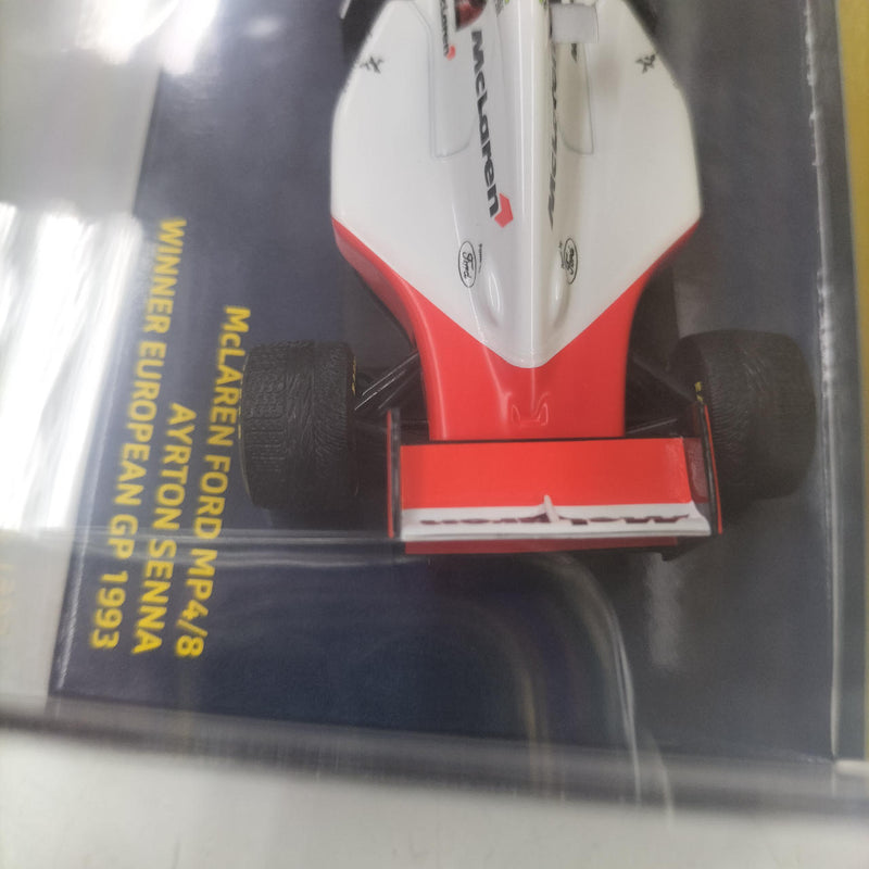 Load image into Gallery viewer, MINICHAMPS McLaren FORD MP4/8 1/43 AYRTON SENNA Scale Car– Used