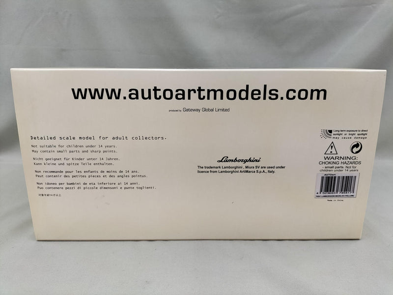 Load image into Gallery viewer, AUTOart Lamborghini Miura 1/18 Scale Model Car– Used