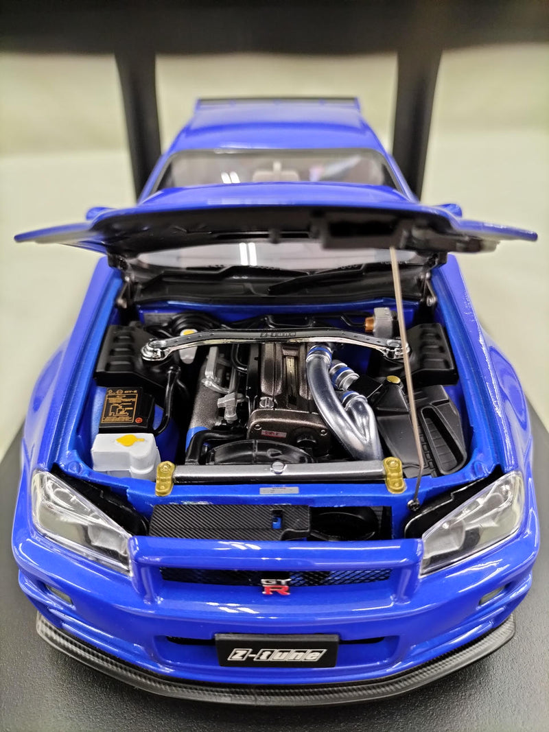 Load image into Gallery viewer, AUTOart NISMO R34 Z-TUNE 1/18 Scale Model Car– Used