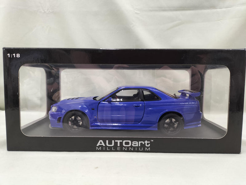 Load image into Gallery viewer, AUTOart NISMO R34 Z-TUNE 1/18 Scale Model Car– Used