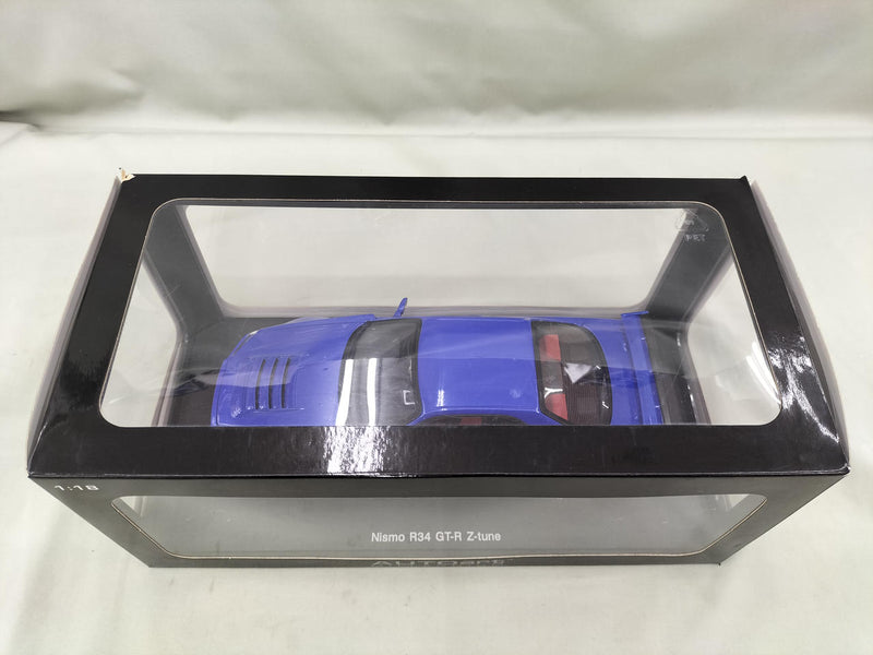 Load image into Gallery viewer, AUTOart NISMO R34 Z-TUNE 1/18 Scale Model Car– Used