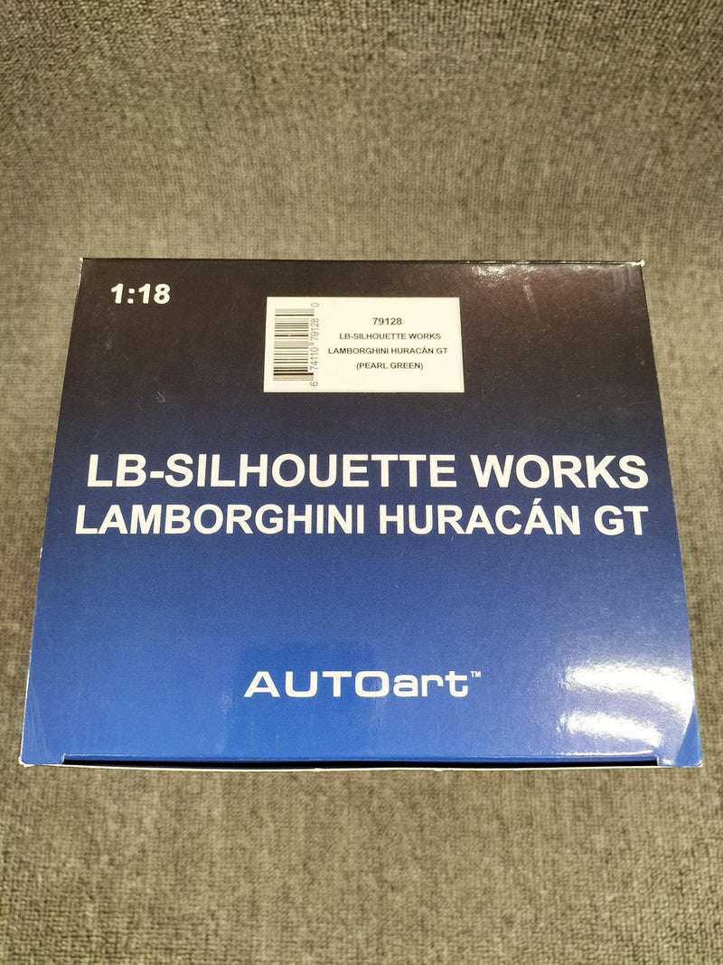 Chargez l'image dans la visionneuse de la galerie, AUTOart 79128 LB-SILHOUETTE WORKS 1/18 LAMBORGHINI HURACAN GT Scale Car– Used