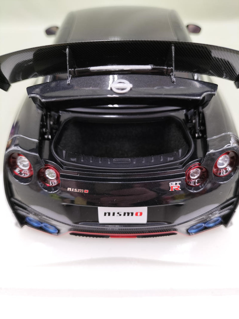 Load image into Gallery viewer, AUTOart Meteor Flake Black Pearl GT-R R35 NISMO SPECIAL EDITION 1/18 Scale Car– Used