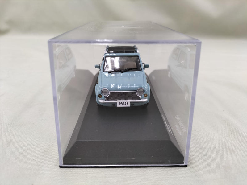 Cargue la imagen en el visor de la galería, KYOSHO AQUA GRAY NISSAN PAO 1/43 Scale Model Car– Used