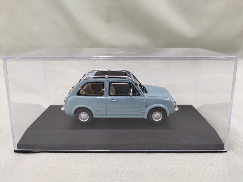 Cargue la imagen en el visor de la galería, KYOSHO AQUA GRAY NISSAN PAO 1/43 Scale Model Car– Used