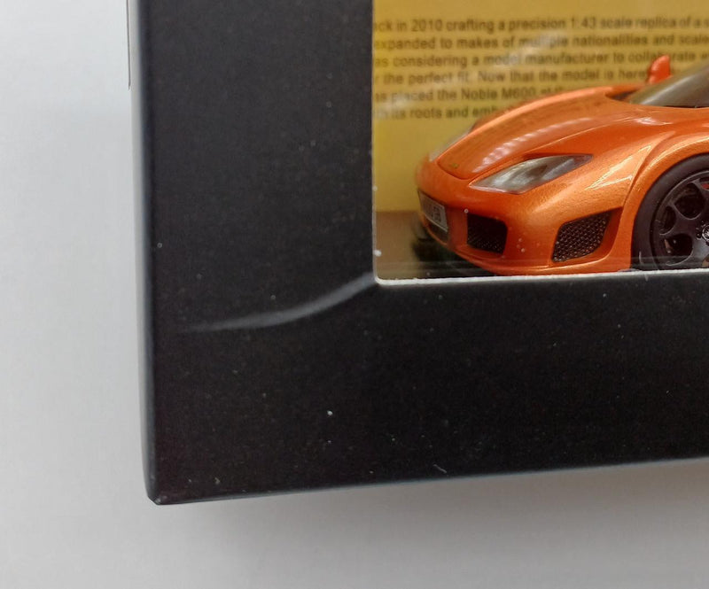 Cargue la imagen en el visor de la galería, AUTOMODELLO Noble M600 Demonstrator (Orange) 1/43 Scale Car– Used
