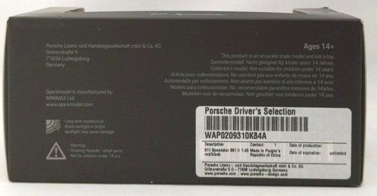 SPARK Porsche 911 Speedster 2019 Red 1/43 Scale Car– Used