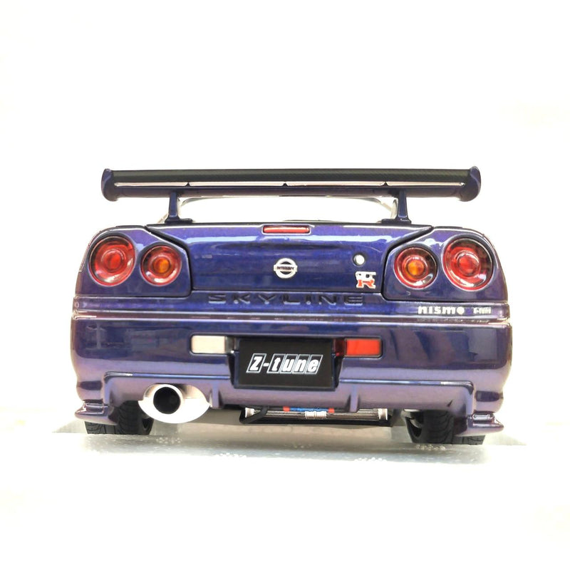 Load image into Gallery viewer, AUTOart Nismo R34 GT-R Z-TUNE Midnight Purple 1/18 Diecast Car– Used