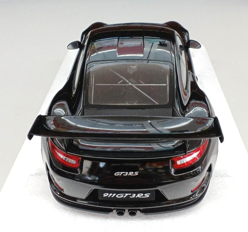 Load image into Gallery viewer, AUTOart Porsche 911 (991) GT3 RS Black 1/18 Scale Car– Used