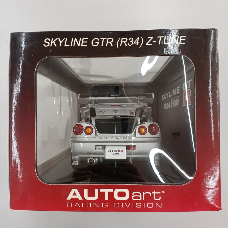 Laden Sie das Bild in Galerie -Viewer, AUTOart 1/18 SKYLINE GTR (R34) Z-TUNE Scale Model - Used