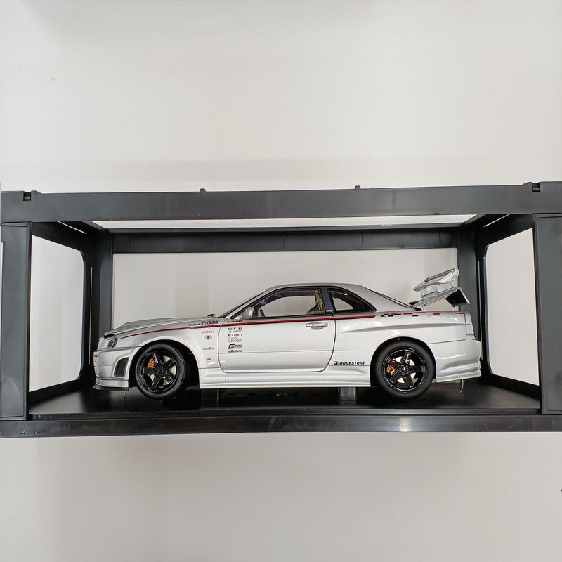 Laden Sie das Bild in Galerie -Viewer, AUTOart 1/18 SKYLINE GTR (R34) Z-TUNE Scale Model - Used