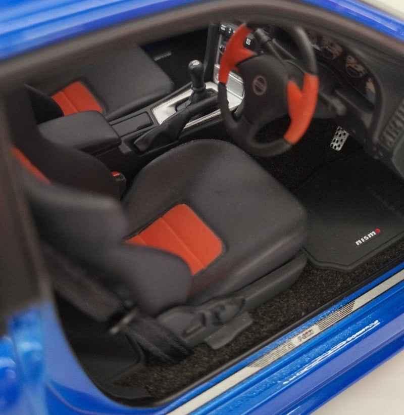 Load image into Gallery viewer, AUTOart Nismo R34 GT-R Z-tune Bayside Blue 1/18 Scale Car– Used