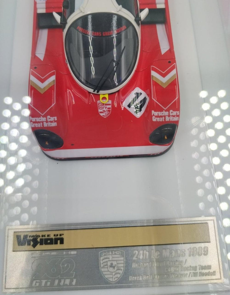 Cargue la imagen en el visor de la galería, MAKE UP VISION Porsche 962C 24H LE MANS 1989 1/43 Scale– Used
