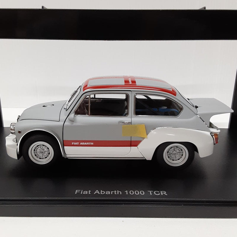 Load image into Gallery viewer, AUTOart Fiat Abarth 1000 TCR (Gray/Red) 1/18 Scale Diecast Car– Used