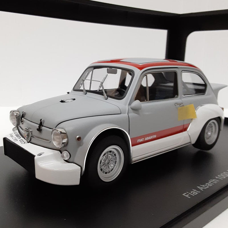 Load image into Gallery viewer, AUTOart Fiat Abarth 1000 TCR (Gray/Red) 1/18 Scale Diecast Car– Used