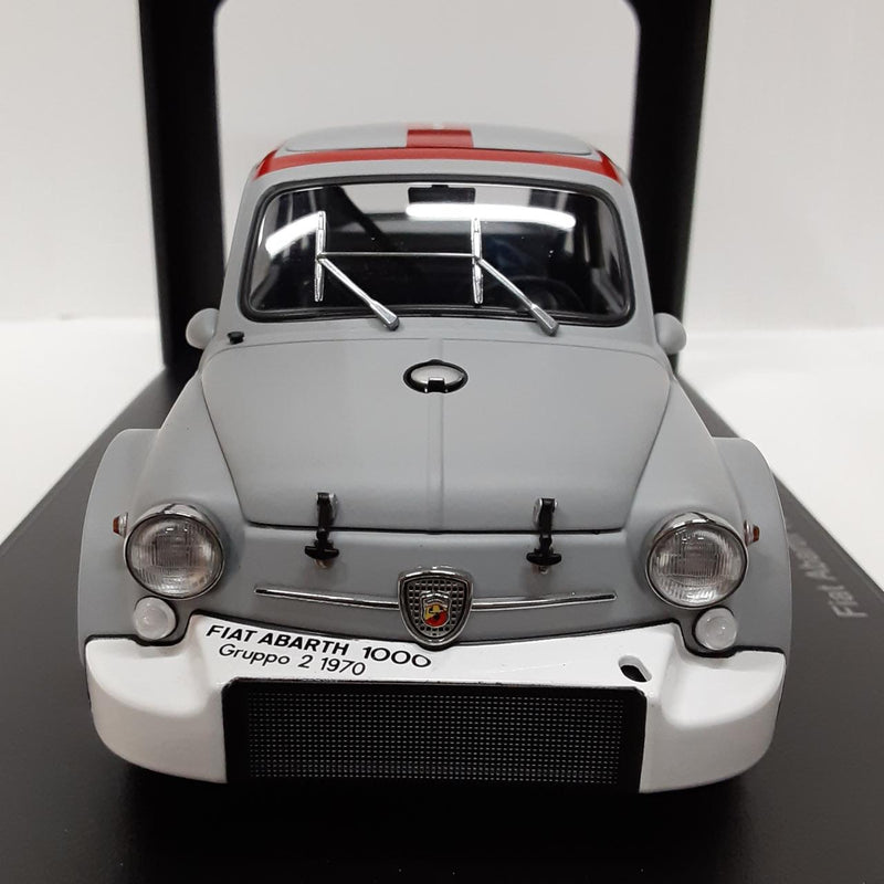 Load image into Gallery viewer, AUTOart Fiat Abarth 1000 TCR (Gray/Red) 1/18 Scale Diecast Car– Used