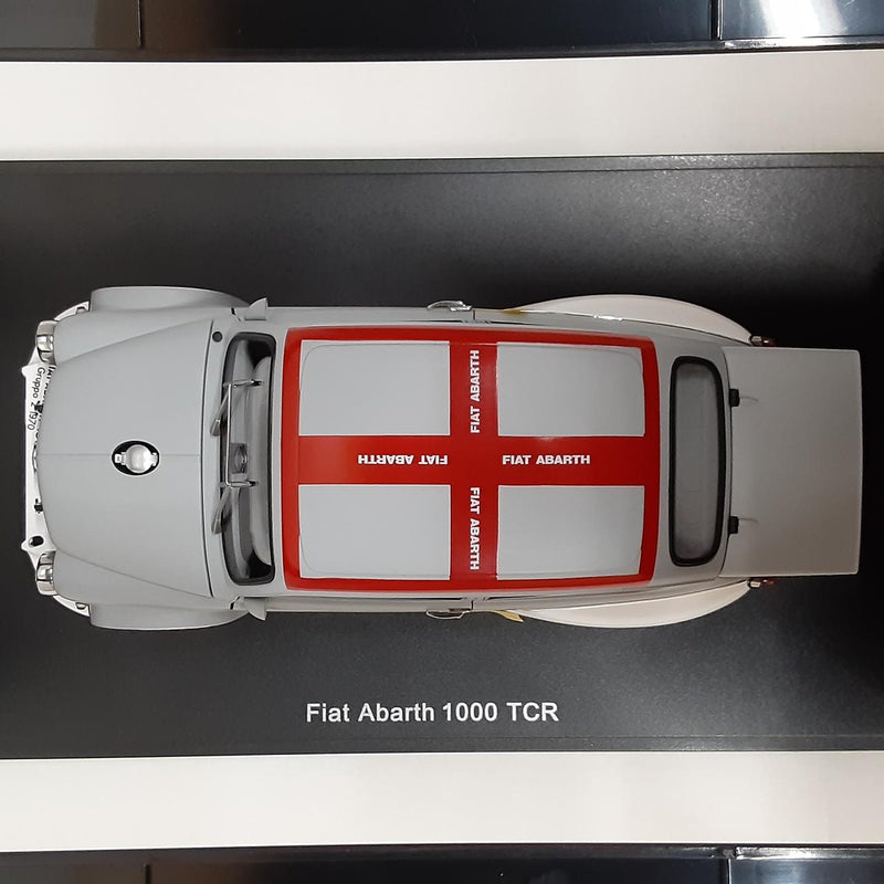 Load image into Gallery viewer, AUTOart Fiat Abarth 1000 TCR (Gray/Red) 1/18 Scale Diecast Car– Used