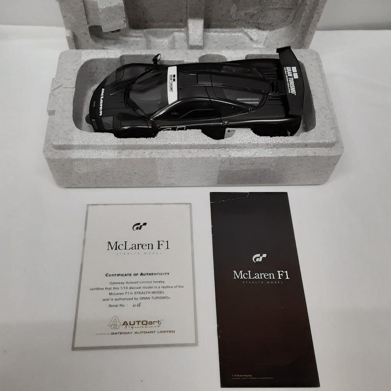 Load image into Gallery viewer, AUTOart McLaren F1 GTR Stealth Model 1/18 Scale Diecast Car– Used