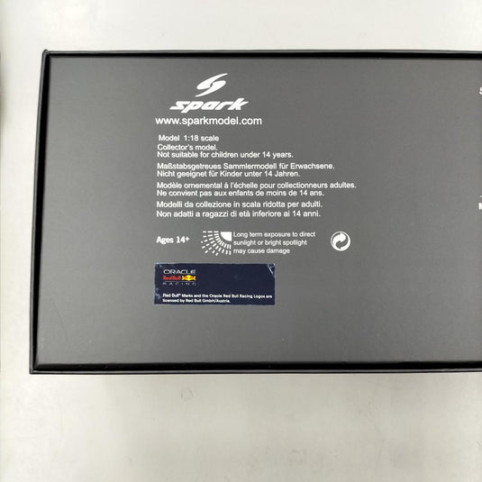 SPARK 1/18 Oracle Red Bull Racing RB18 2022 JAPAN GP– Used