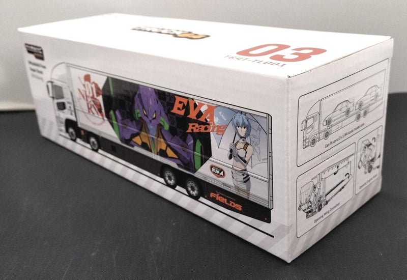 Carica immagine in Galleria Viewer, TARMAC WORKS 1/64 EVA RACING Mitsubishi Fuso Super Great Truck– Used
