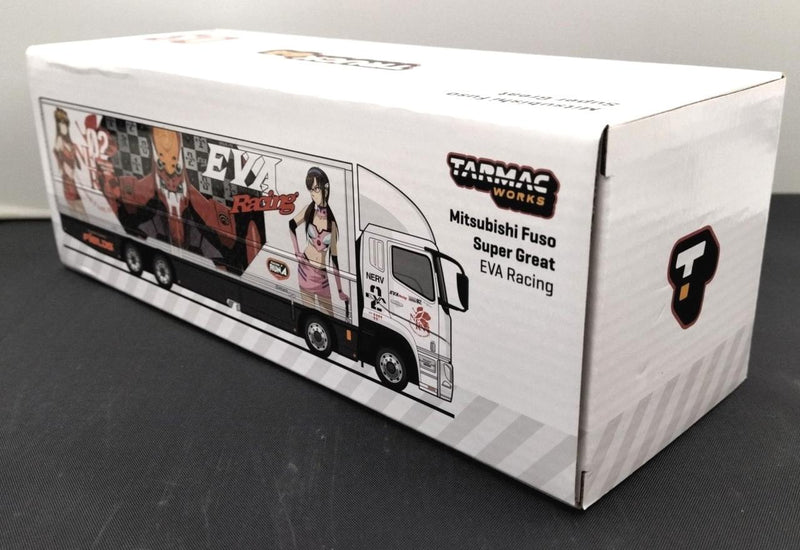 Carica immagine in Galleria Viewer, TARMAC WORKS 1/64 EVA RACING Mitsubishi Fuso Super Great Truck– Used