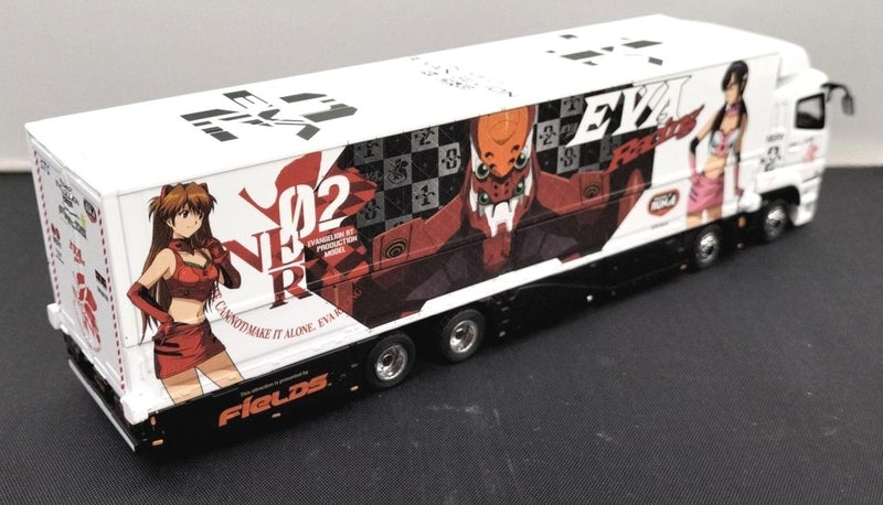 Carica immagine in Galleria Viewer, TARMAC WORKS 1/64 EVA RACING Mitsubishi Fuso Super Great Truck– Used