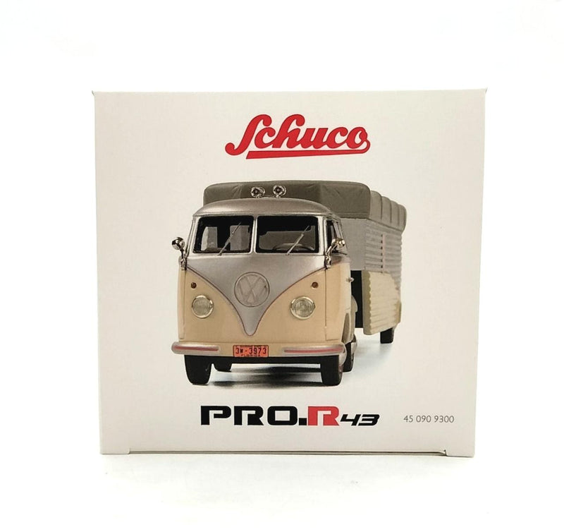 Laden Sie das Bild in Galerie -Viewer, Schuco VW T1 Renntransporter "Porsche" 1/43 Scale Model Car– Used