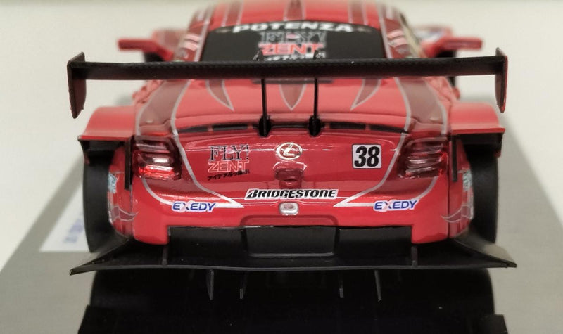 Laden Sie das Bild in Galerie -Viewer, EBBRO 20th GT500 2013 Champion ZENT CERUMO LEXUS SC430 1/43 Scale– Used