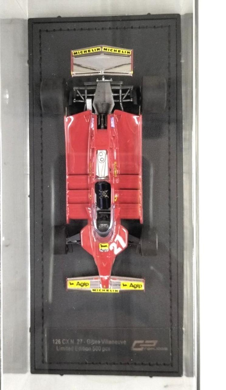 Cargue la imagen en el visor de la galería, TOPMARQUES 1/43 Ferrari 126C2 #27 G. Villeneuve– Used