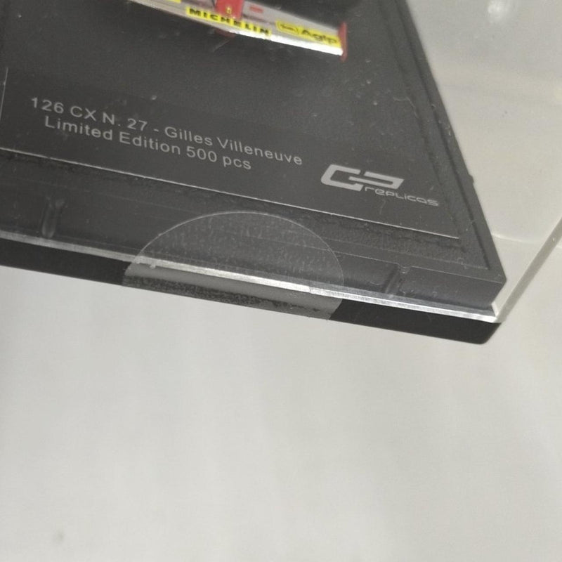 Cargue la imagen en el visor de la galería, TOPMARQUES 1/43 Ferrari 126C2 #27 G. Villeneuve– Used