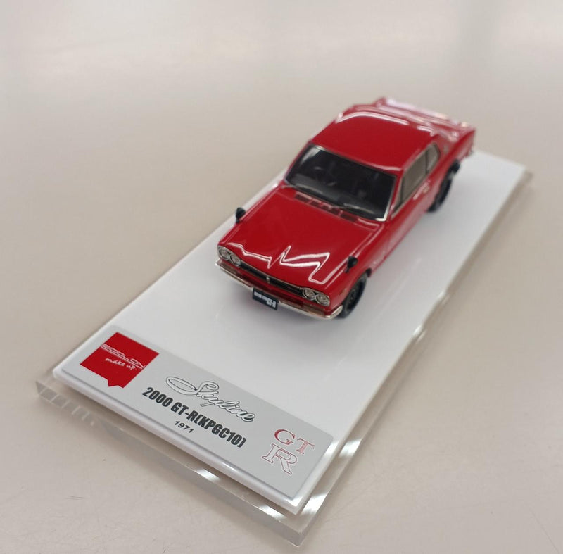 Load image into Gallery viewer, MAKE UP KPGC10 SKYLINE 2000GT-R 1971 1/43 Scale Car– Used