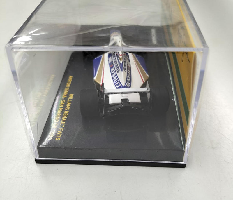 Load image into Gallery viewer, MINICHAMPS Williams Renault FW16 1/43 AYRTON SENNA Scale Car– Used