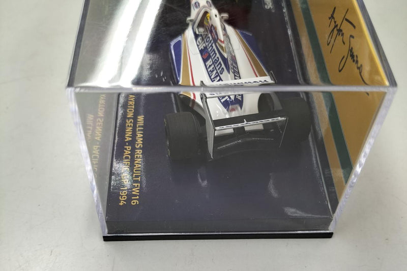 Load image into Gallery viewer, MINICHAMPS Williams Renault FW16 1/43 AYRTON SENNA Scale Car– Used