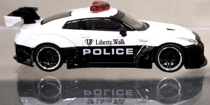 Laden Sie das Bild in Galerie -Viewer, MINI GT NISSAN GT-R R35 POLICE CAR 1/64 Scale Car– Used