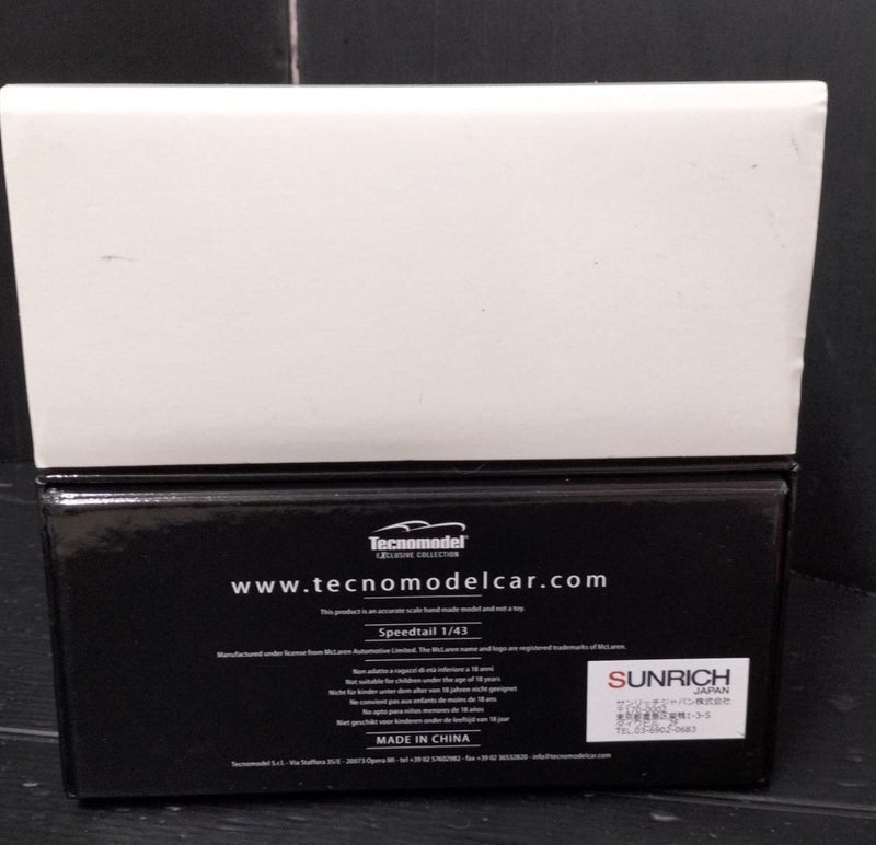 Laden Sie das Bild in Galerie -Viewer, TECNOMODEL 1/43 McLaren Speedtail Scale Model Car– Used