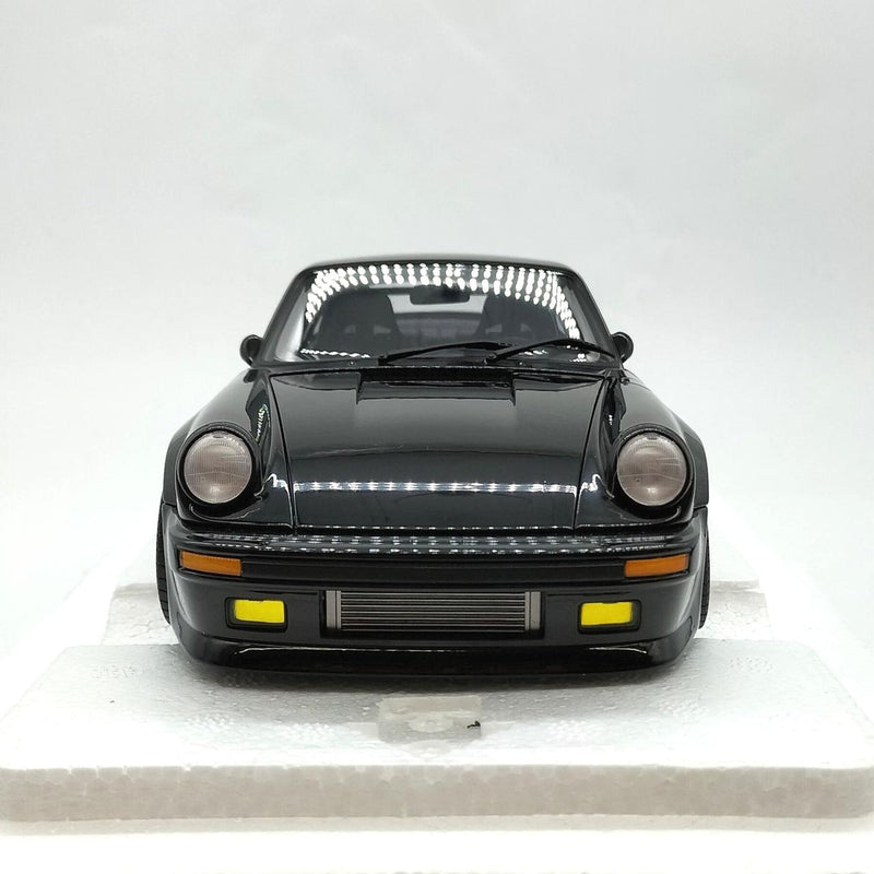 Load image into Gallery viewer, AUTOart Porsche 911 (930) Turbo "Blackbird" 1/18 Scale Model Car– Used