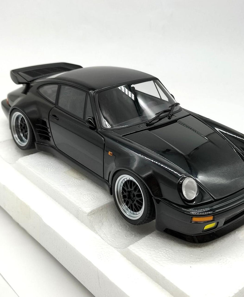 Load image into Gallery viewer, AUTOart Porsche 911 (930) Turbo "Blackbird" 1/18 Scale Model Car– Used