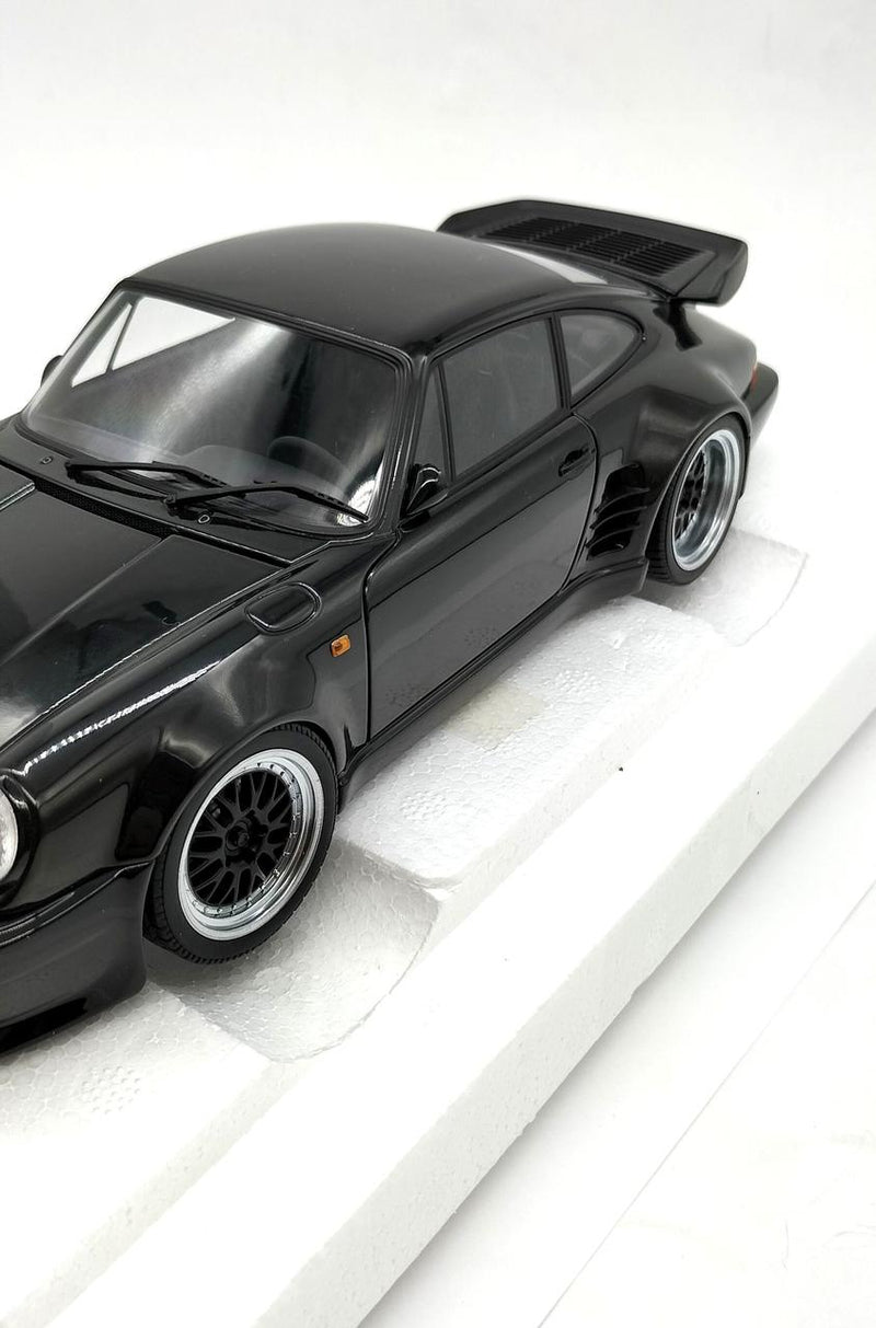 Load image into Gallery viewer, AUTOart Porsche 911 (930) Turbo "Blackbird" 1/18 Scale Model Car– Used