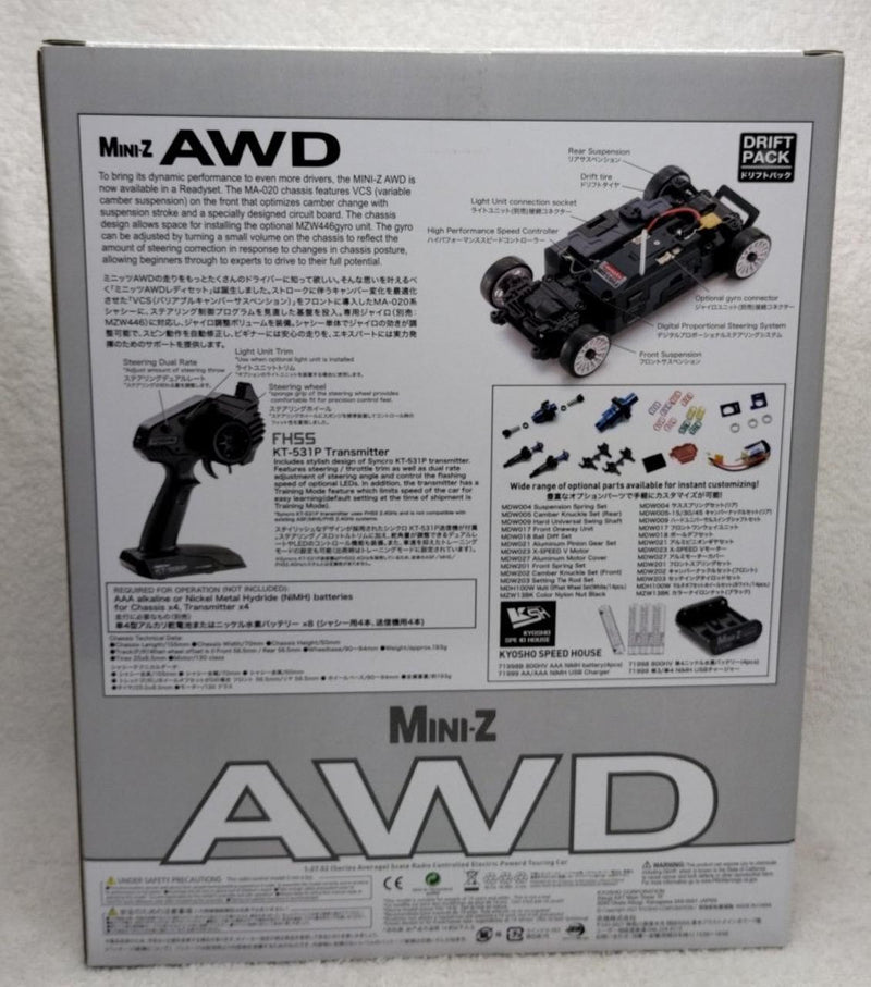 Laden Sie das Bild in Galerie -Viewer, KYOSHO Toyota Sprinter Trueno AE86 MINI-Z AWD - Used