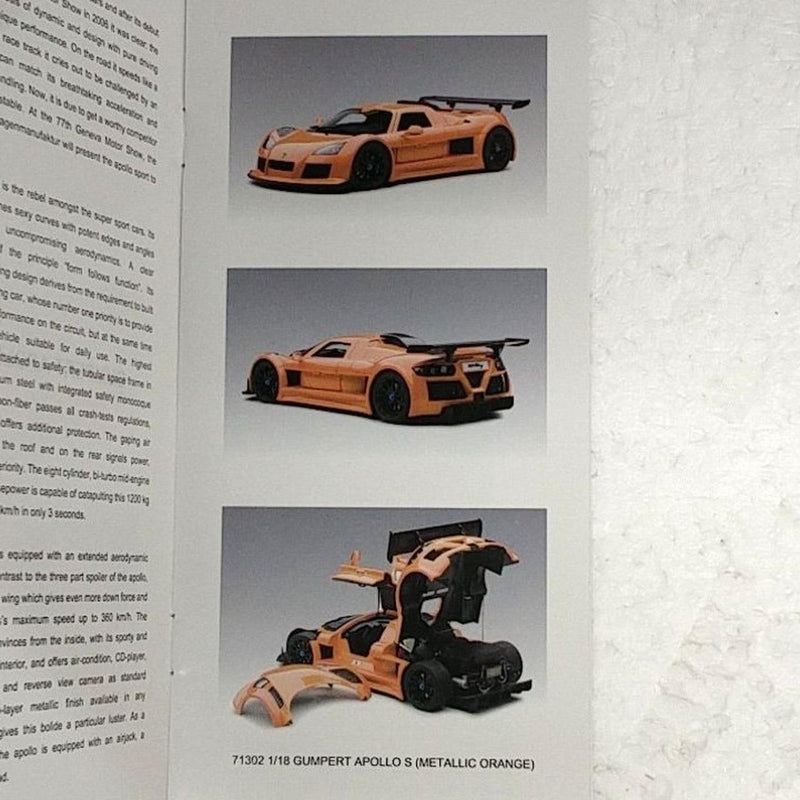 Load image into Gallery viewer, AUTOart GUMPERT APOLLO S 1/18 Scale Model Car– Used