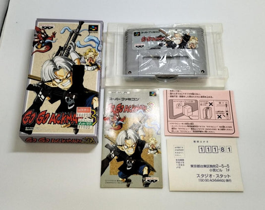 BANPRESTO GO GO ACKMAN 3 Super Famicom (SFC) soft Japanese Version -Used