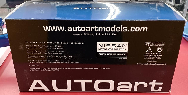 Load image into Gallery viewer, AUTOART NISSAN GT-R V-SPEC II 1/18 Diecast Car– Used