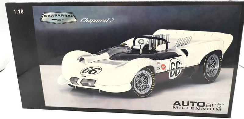 Load image into Gallery viewer, AUTOart CHAPARRAL 2 SPORT RACER 1965 #66 1/18 Scale Model Car– Used