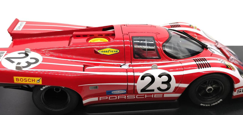Load image into Gallery viewer, AUTOart PORSCHE 917K '70 LE MANS WINNER 1/18 Scale Model Car– Used