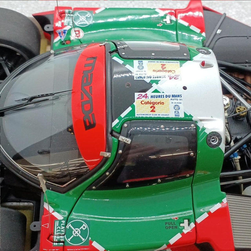 Chargez l'image dans la visionneuse de la galerie, AUTOart 89142 Mazda 787B Le Mans 1991 Winner 1/18 Scale Model Car– Used