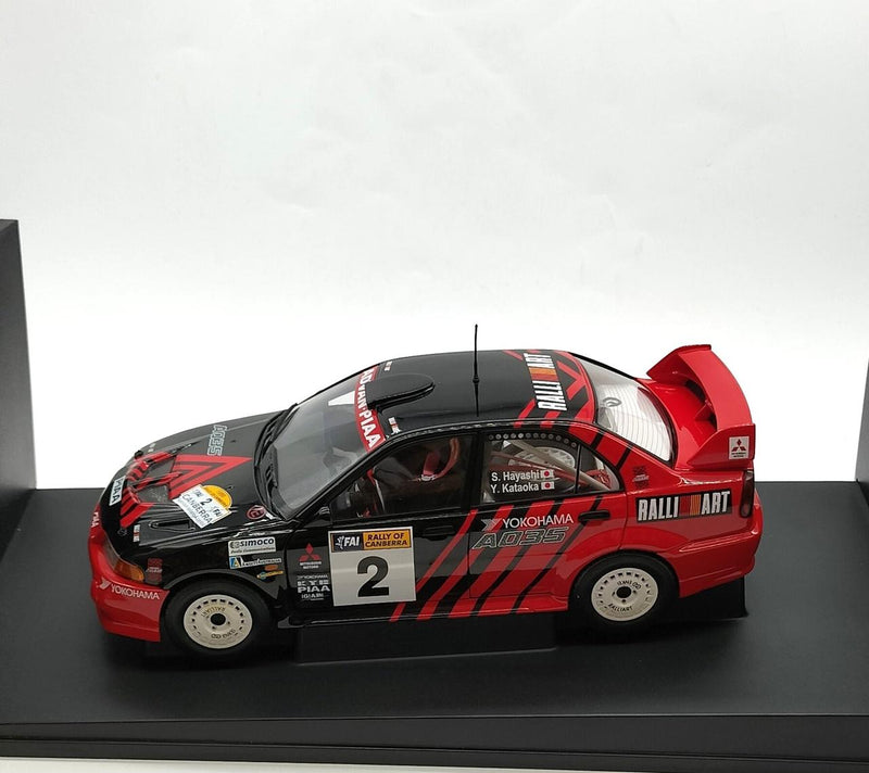 Laden Sie das Bild in Galerie -Viewer, AUTOart 1/18 Mitsubishi Lancer Evolution WRC #99 Diecast Model