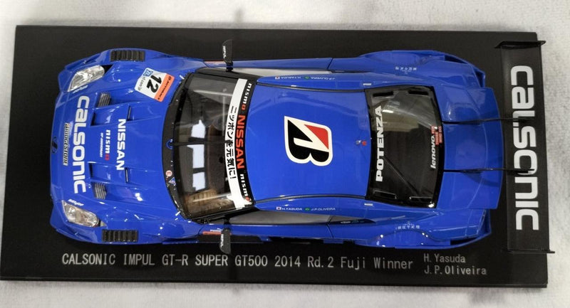 Carica immagine in Galleria Viewer, EBBRO 1/18 Calsonic Impul GT-R 2014 Fuji Speedway SUPER GT
